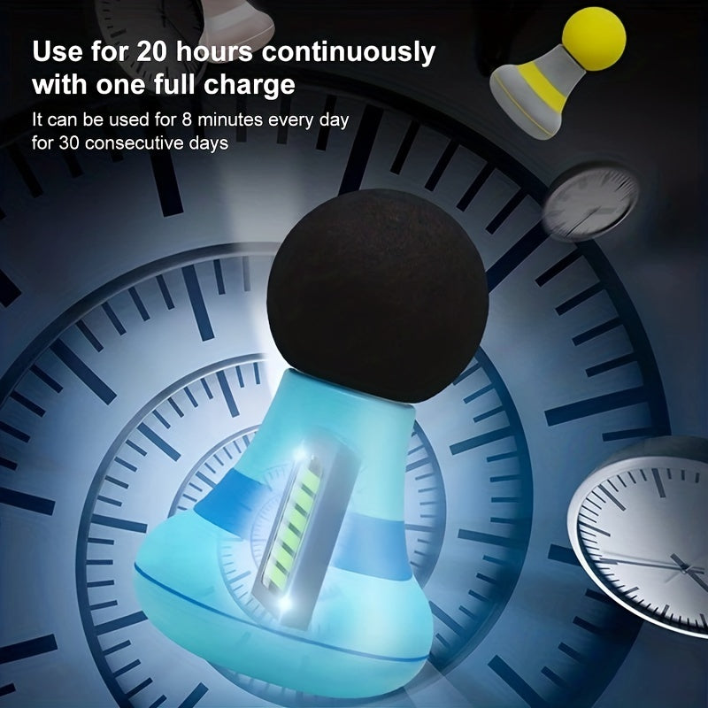 Professional Handheld Massager Wand – Powerful 6-Mode(White)-4