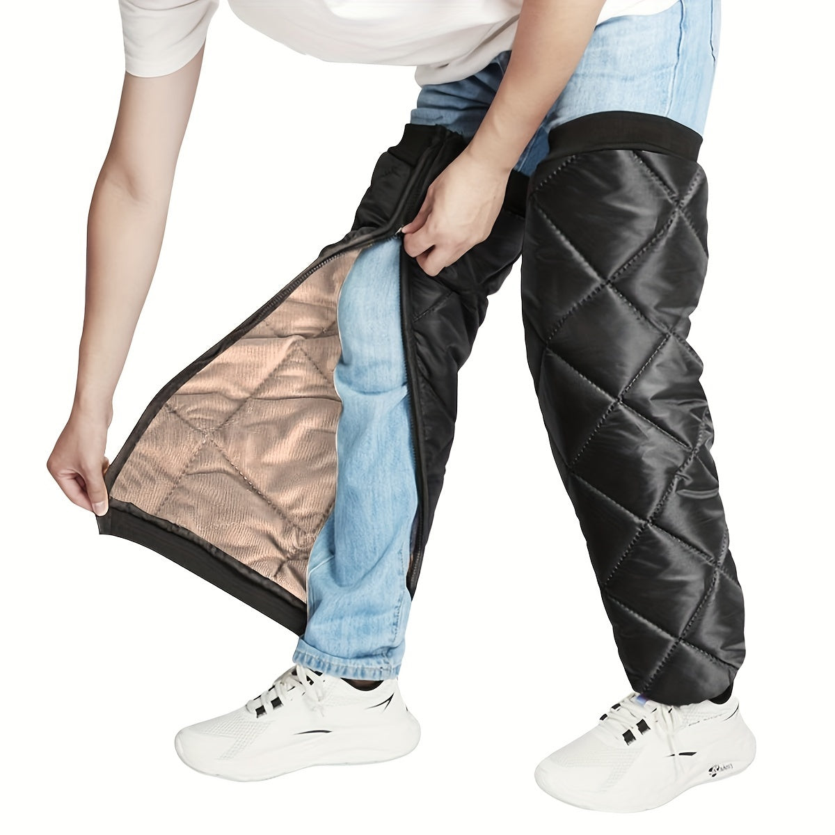 Winter Windproof Leg Shields Knee Pads Set-3