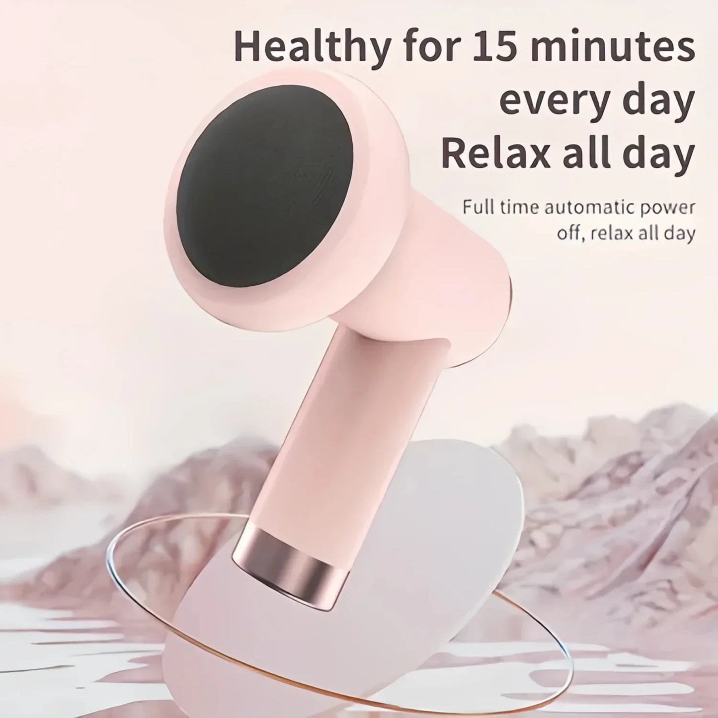 Wireless Handheld Body Massager with 5 Heads