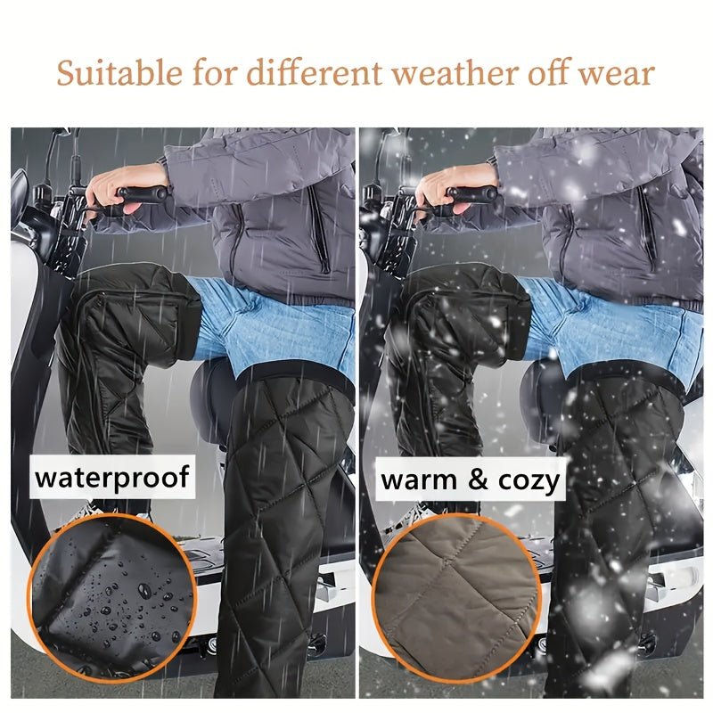 Winter Windproof Leg Shields Knee Pads Set-2