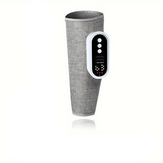 Cordless Air Compression Leg Massager with Heating Function(Grey)-0