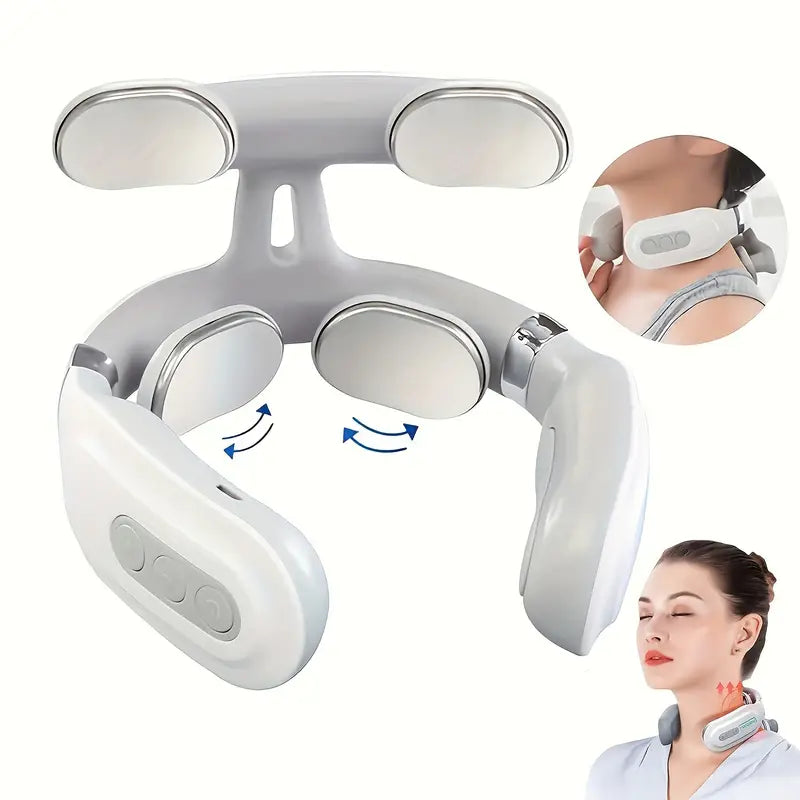 Portable Neck & Shoulder Massager - Deep Tissue Kneading-1
