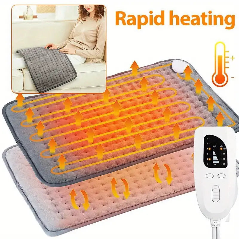 Electric Heat Pad – Rapid Relief for Back Pain and Muscle Stiffness