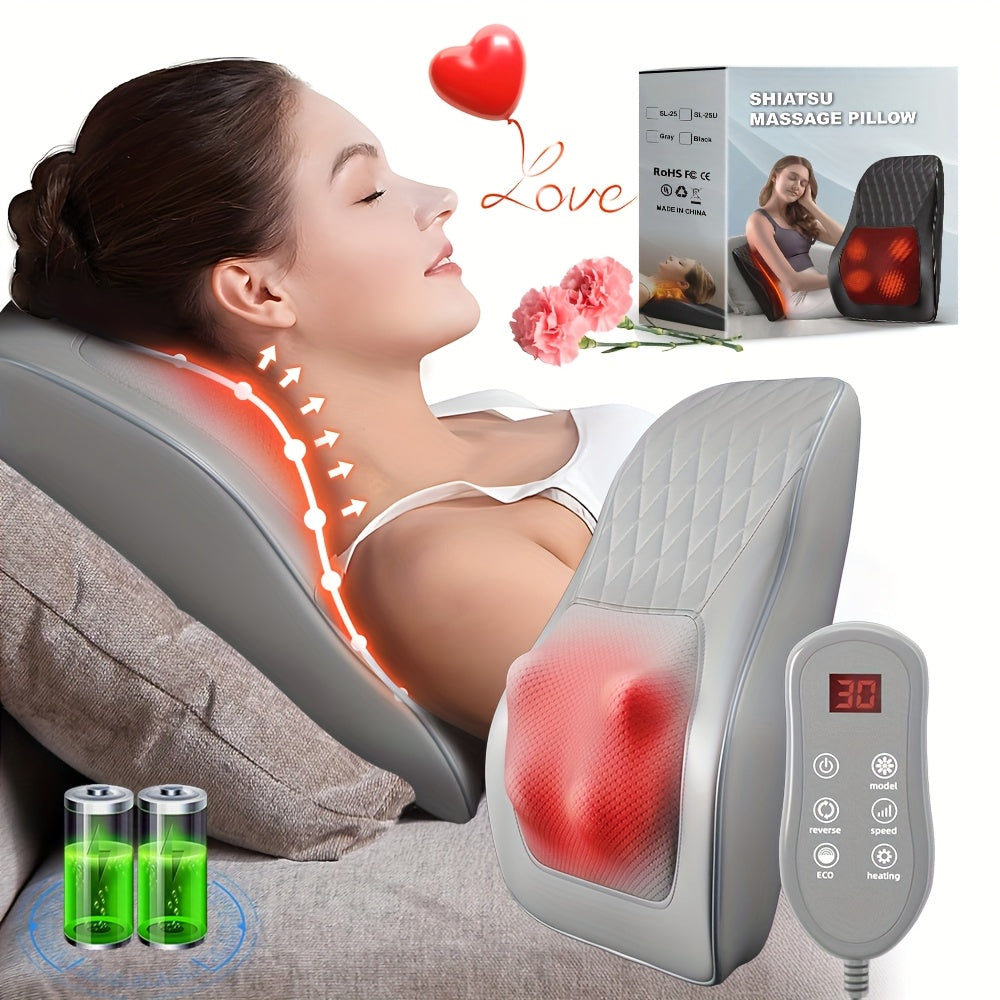 Back & Neck Rechargeable Massager with Heat-1
