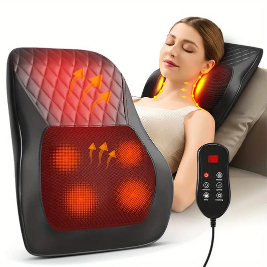 3D Kneading Massage Pillow with Heat Therapy