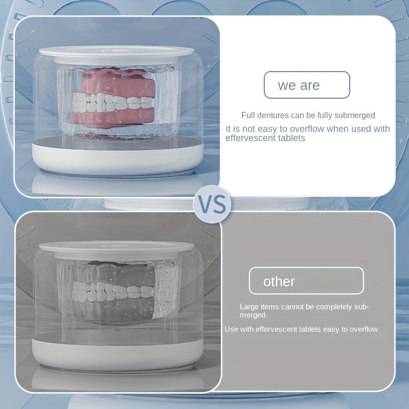Portable Ultrasonic Denture Cleaner & Retainer Washer-3
