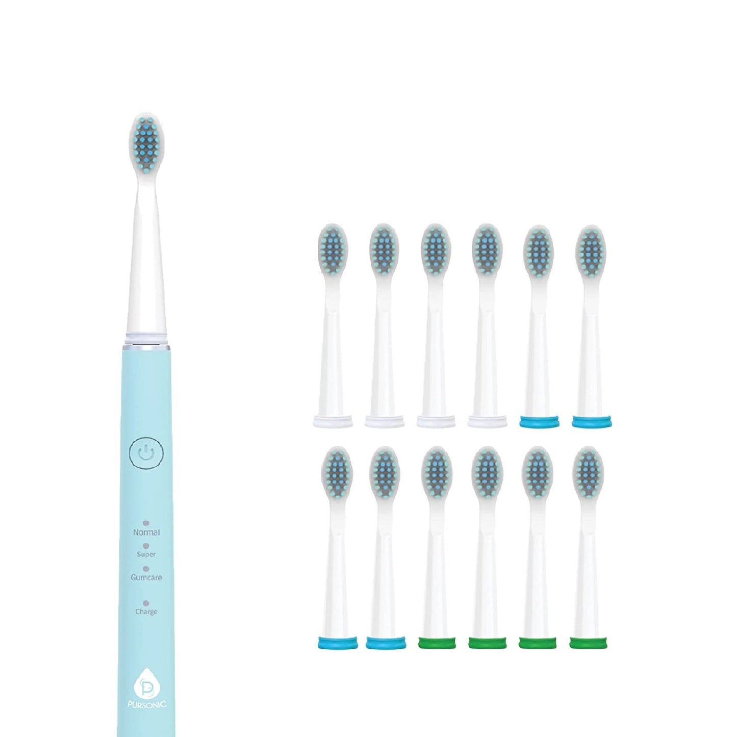 Sonic Toothbrush – 12 Brush Heads, 38,000 Strokes
