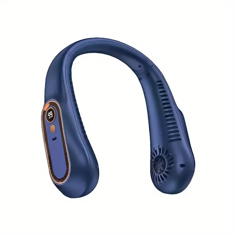 Digital Bladeless Neck Fan with Display and 5 Speed Settings