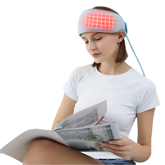 USB Rechargeable 360° Scalp Massager with Heat & Air Compression(Blue)-0