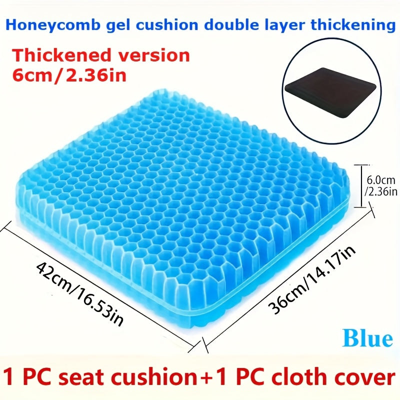 Ultra-Comfort Gel Seat Cushion for Office & Car-1
