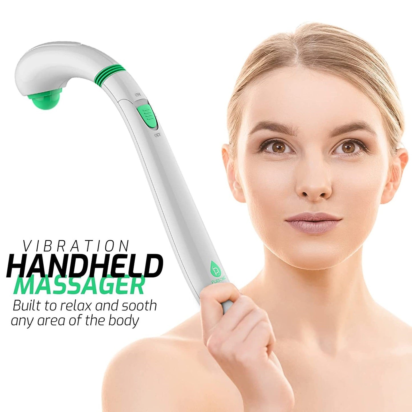 Handheld Vibration Massager – Deep Tissue Relief with 2 Speeds