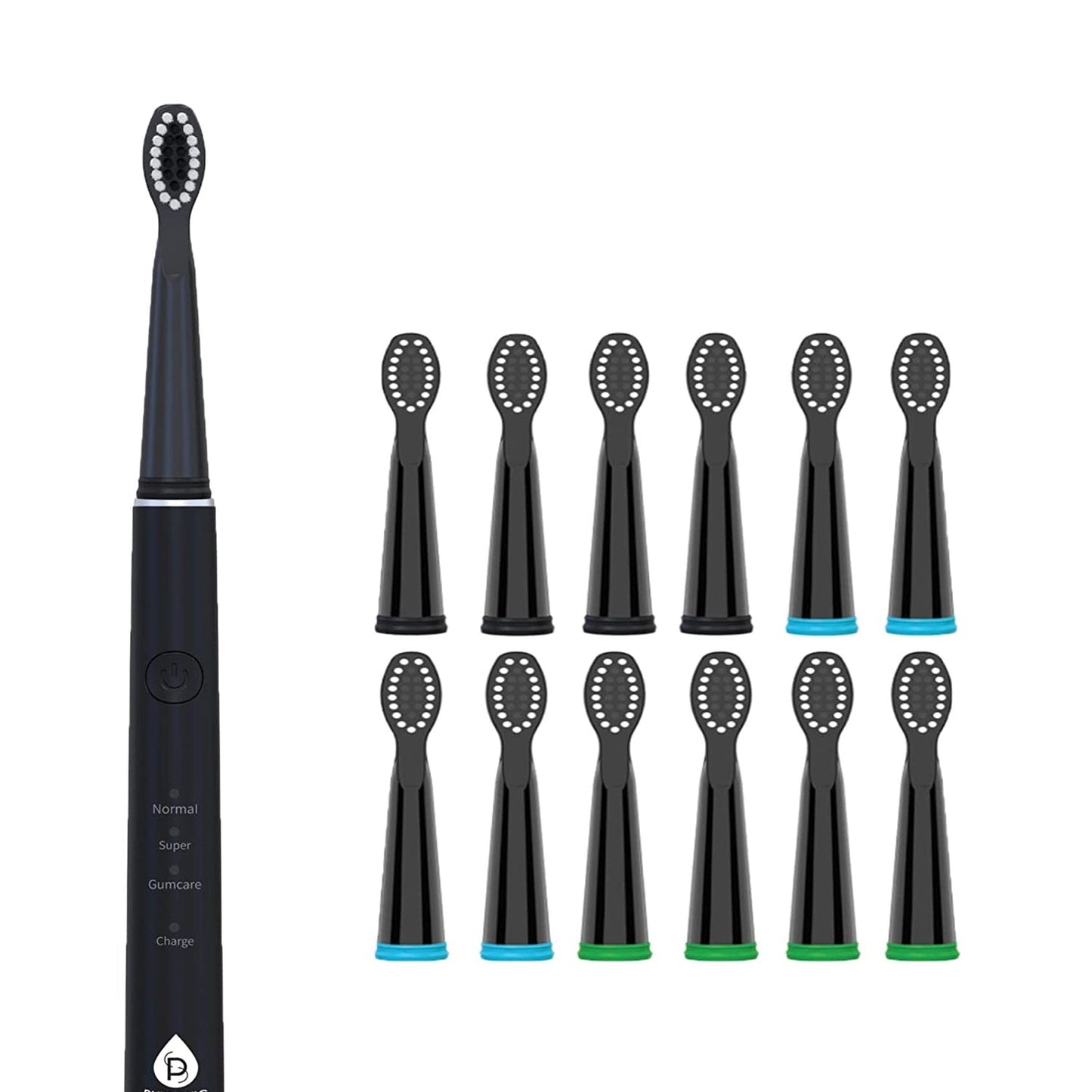 Sonic Toothbrush – 12 Brush Heads, 38,000 Strokes