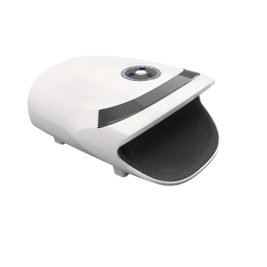 Cordless Hand Massager with Compression & Heat(White)-0