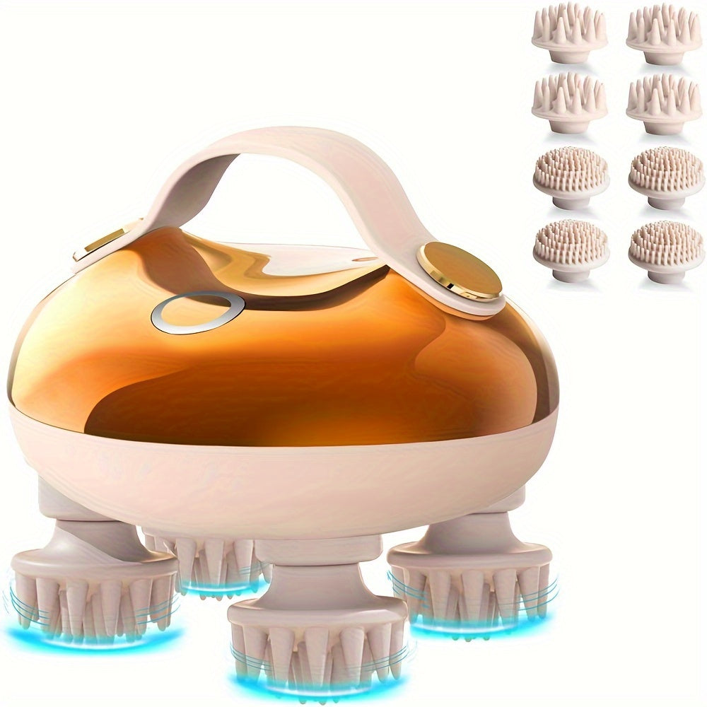 Portable Electric Scalp Massager with 3 Speeds and 96 Nodes