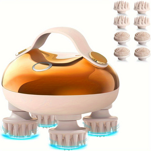 Portable Electric Scalp Massager with 3 Speeds and 96 Nodes