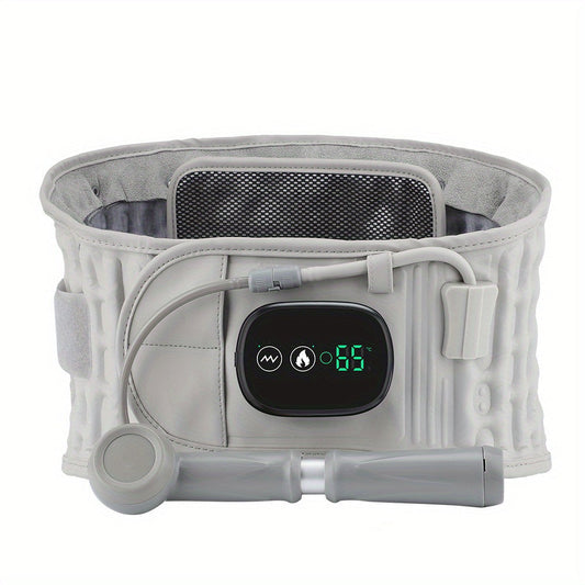 1pc Decompression Back Belt – Lower Lumbar Support Back Brace(Grey)-0