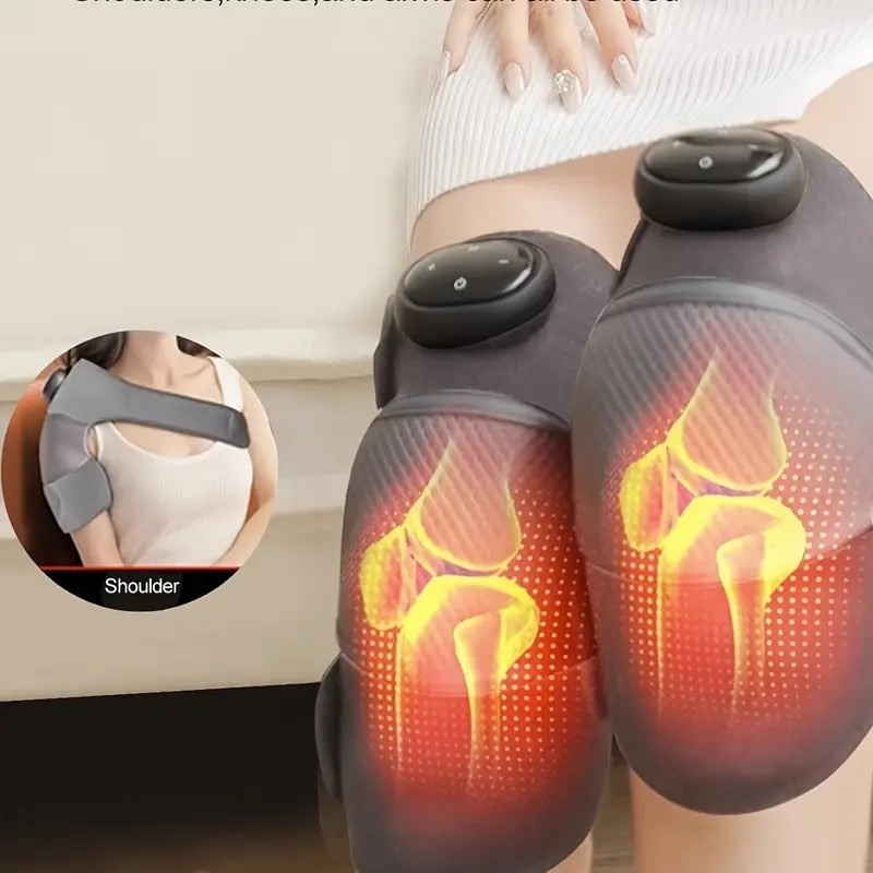 Vibration Heating Knee Massager - Electric Self-Heating Physiotherapy Instrument-1