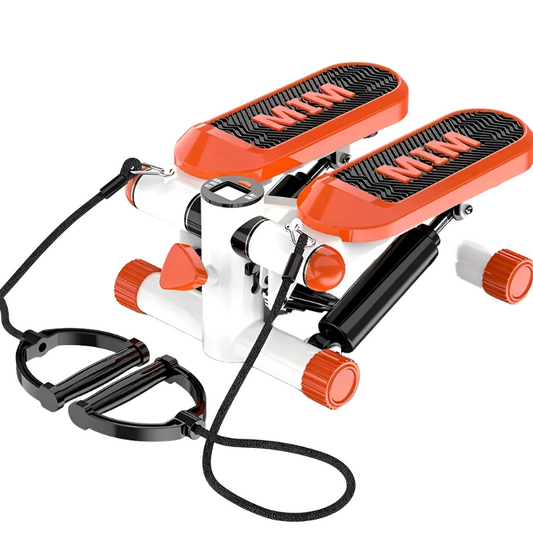 Mini Stepping Machine with Balance Training Pedal and Pull Rope-0