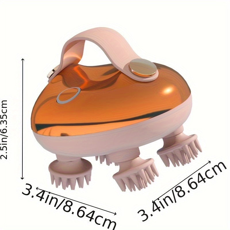 Portable Electric Scalp Massager with 3 Speeds and 96 Nodes