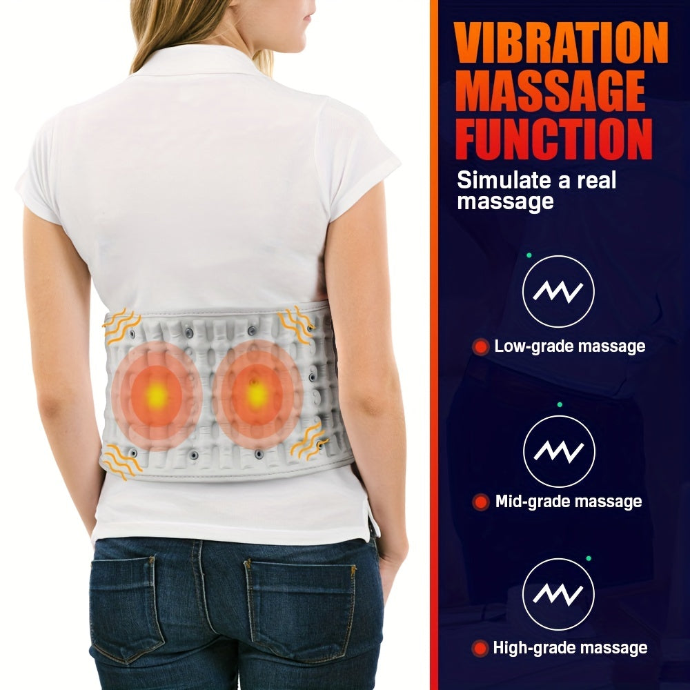 1pc Decompression Back Belt – Lower Lumbar Support Back Brace(Grey)-2