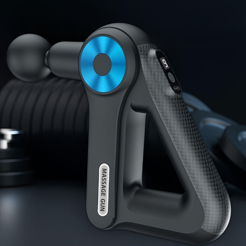 9-speed fascia massage gun with 9 heads. Deep tissue relief for sore muscles, improved circulation, and total body recovery anywhere.