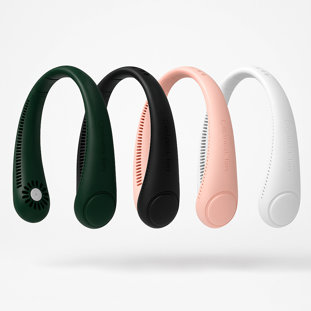 Bladeless Portable Neck Fan – Cooling Comfort