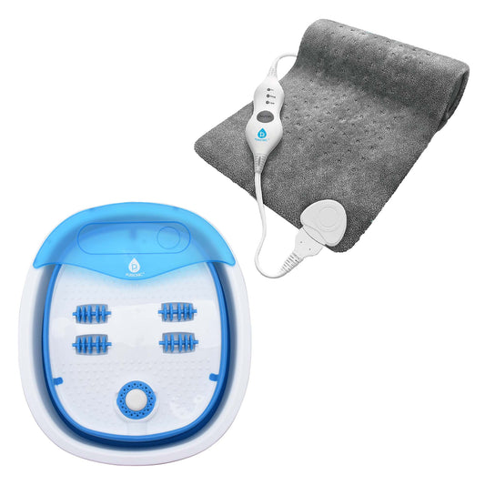 Deep Recovery Therapy Bundle – Massage Gun + Electric Heating Pad