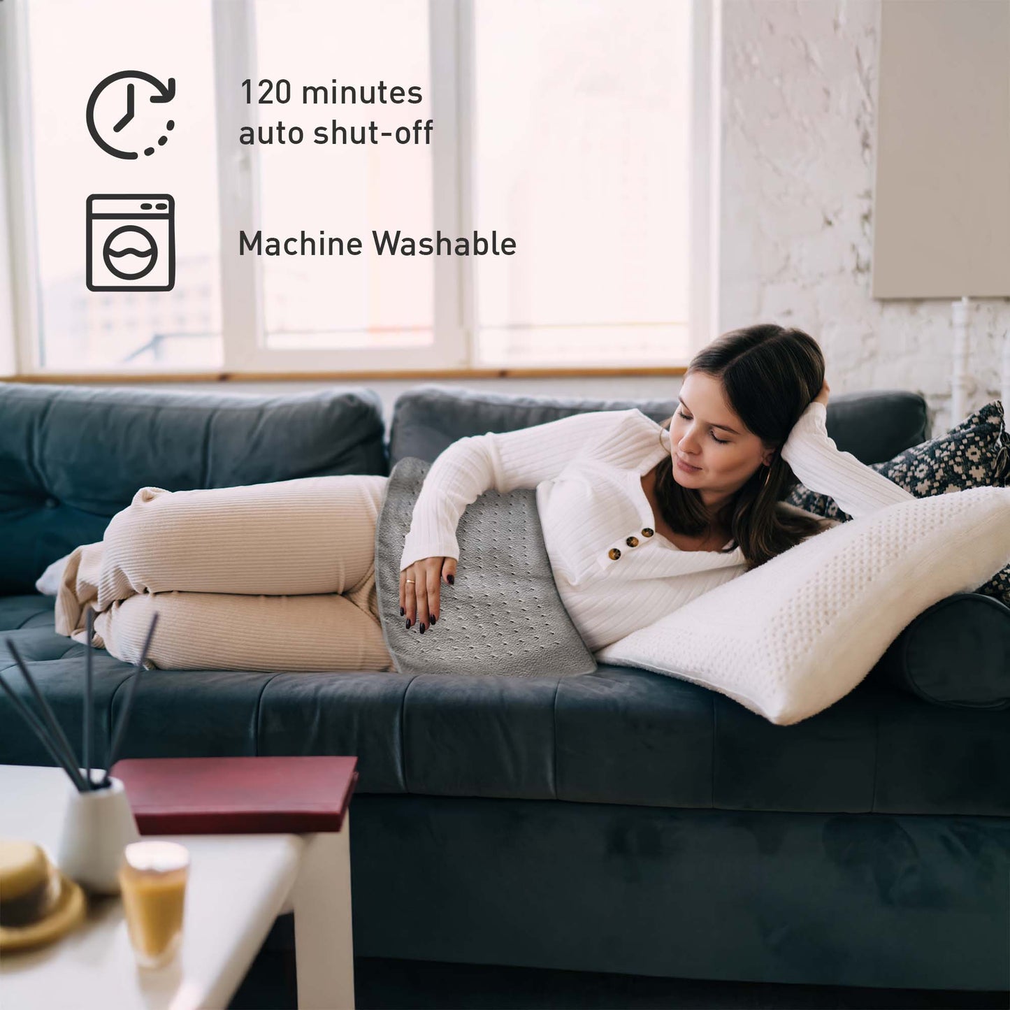 Deep Recovery Therapy Bundle – Massage Gun + Electric Heating Pad