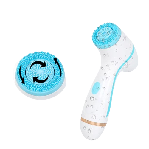Facial Cleansing Brush – Spin Brush Set with Galvanic Spa System