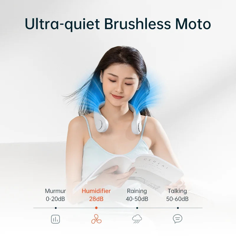Portable Rechargeable Neck Fan-4
