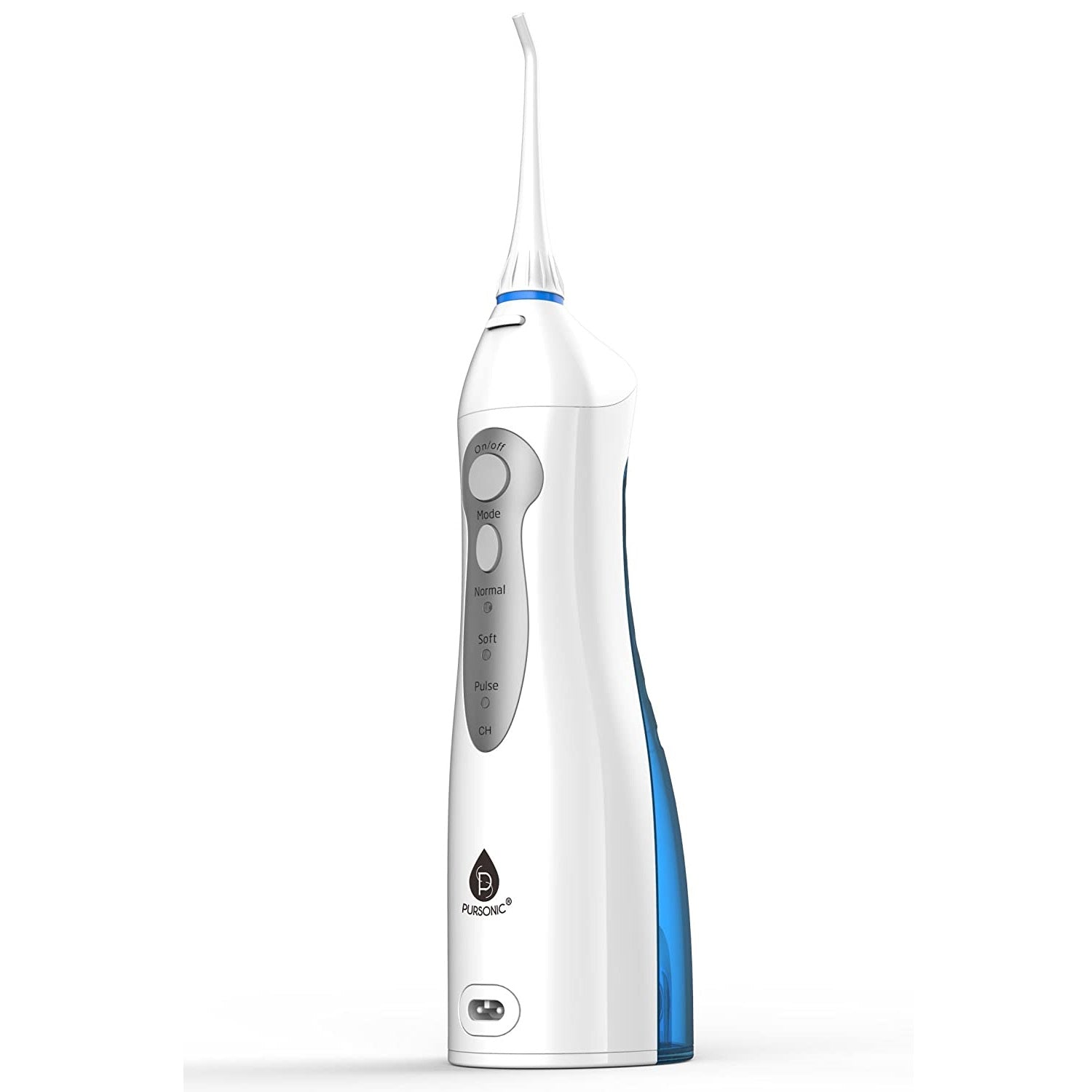 Oral Irrigator with 4 nozzles. Deep cleans between teeth and below gums, promoting strong, healthy gums and fresher breath daily.