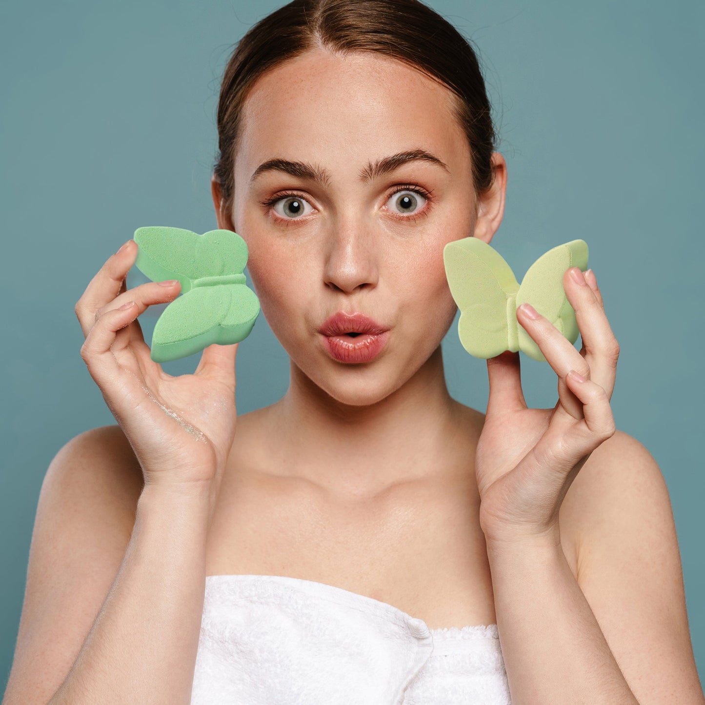 Aromatherapy Butterfly Bath Bombs with Essential Oils