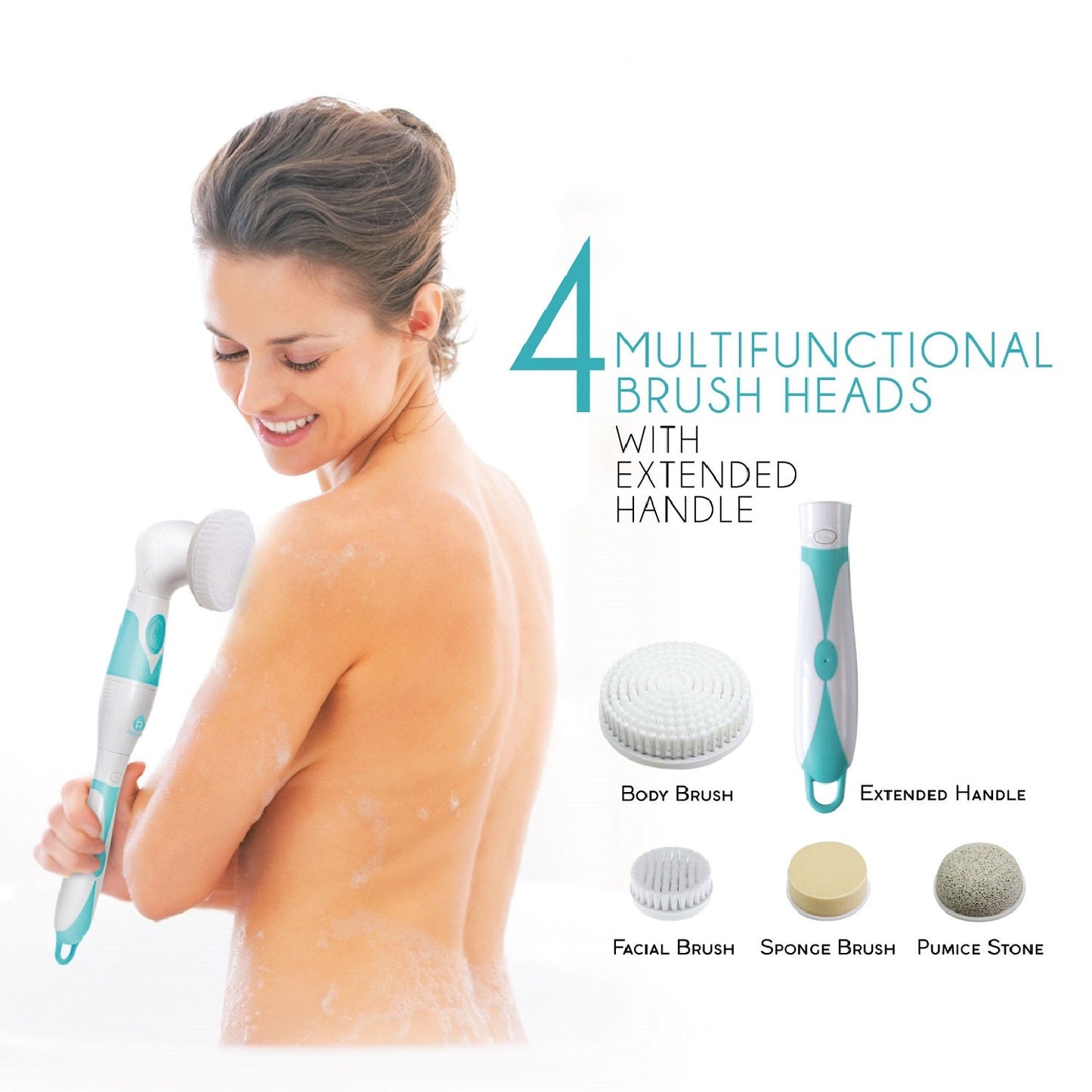 360 Degree Cleansing Brush with 4 Attachments