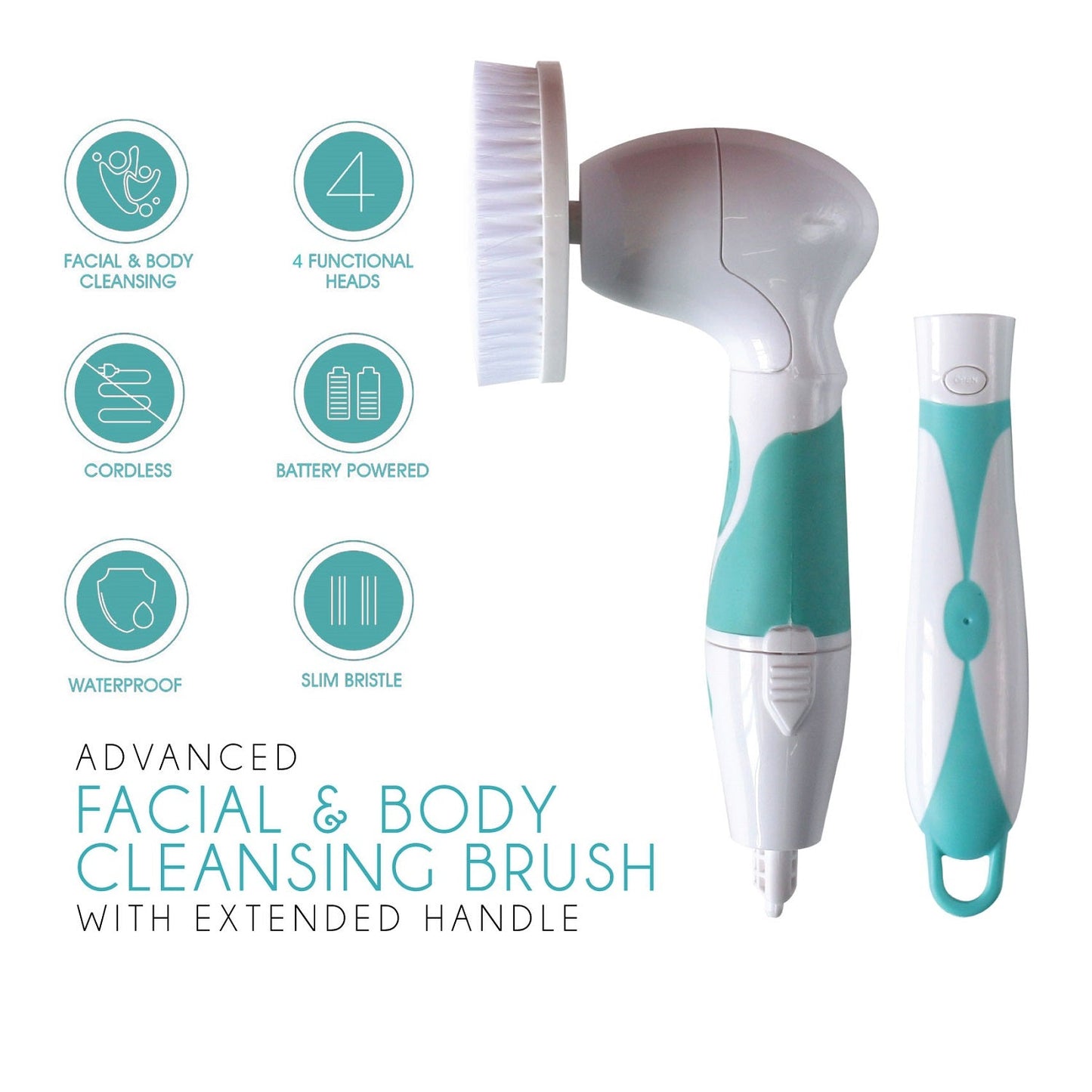 360 Degree Cleansing Brush with 4 Attachments