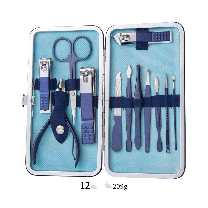 Professional Nail Clippers Set with Stainless Steel Grooming Tools