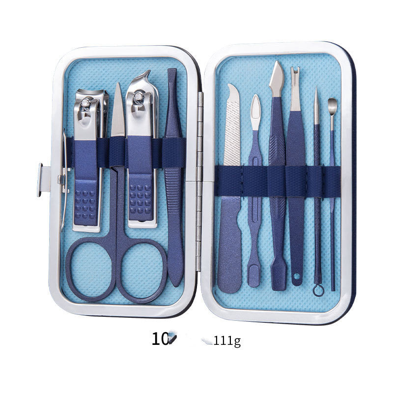 Professional Nail Clippers Set with Stainless Steel Grooming Tools