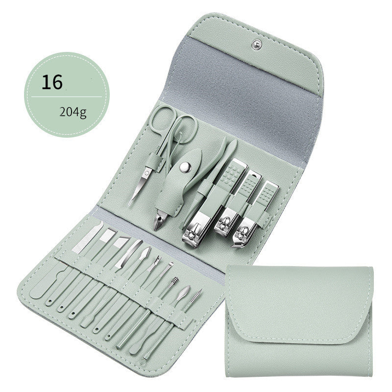 Professional Nail Clippers Set with Stainless Steel Grooming Tools