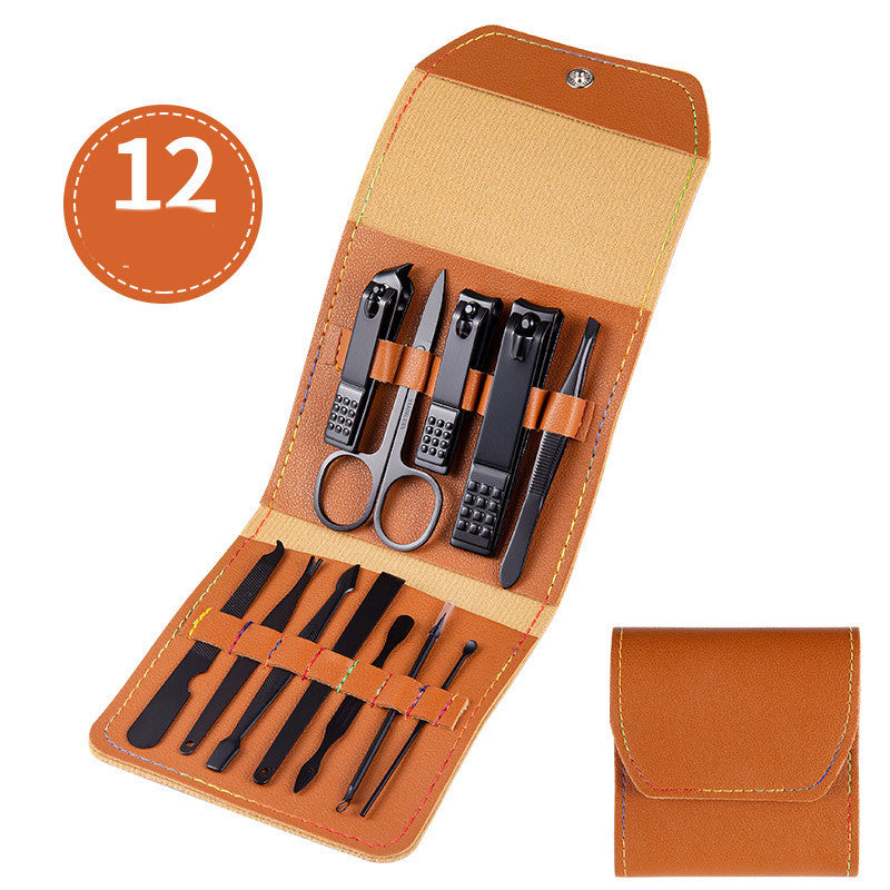 Professional Nail Clippers Set with Stainless Steel Grooming Tools