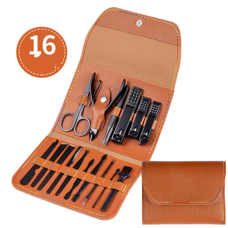 Professional Nail Clippers Set with Stainless Steel Grooming Tools
