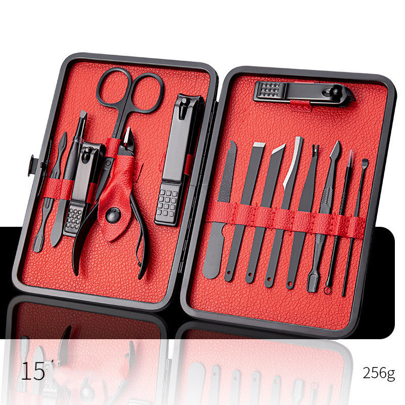 Professional Nail Clippers Set with Stainless Steel Grooming Tools