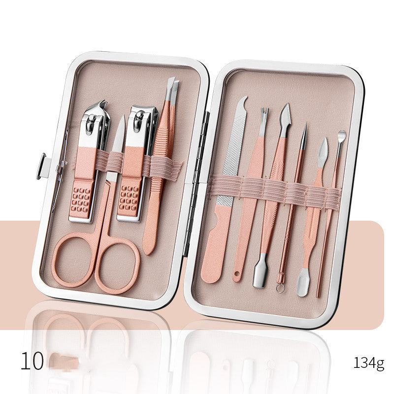 Professional Nail Clippers Set with Stainless Steel Grooming Tools