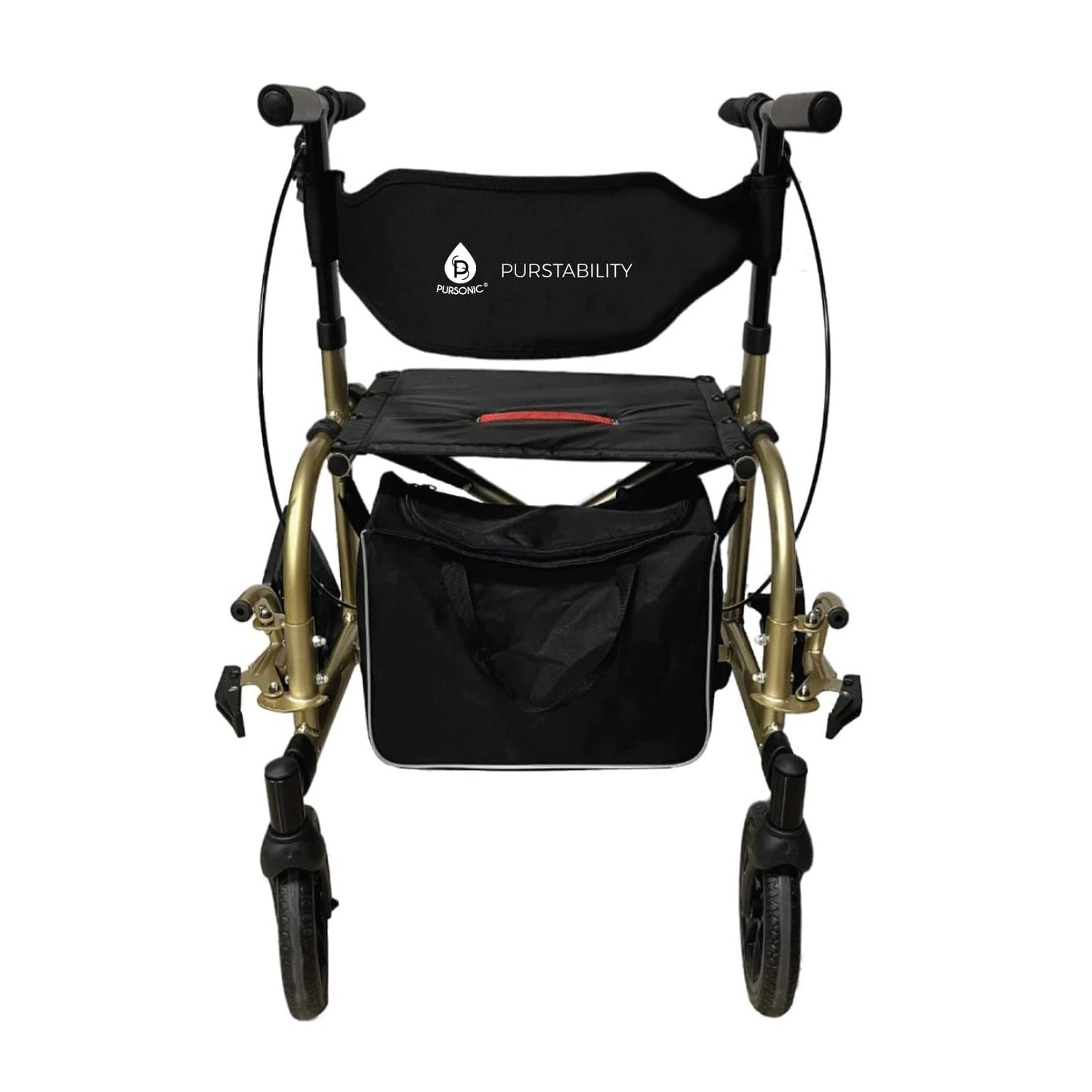 Rollator Walker and Transport Wheelchair