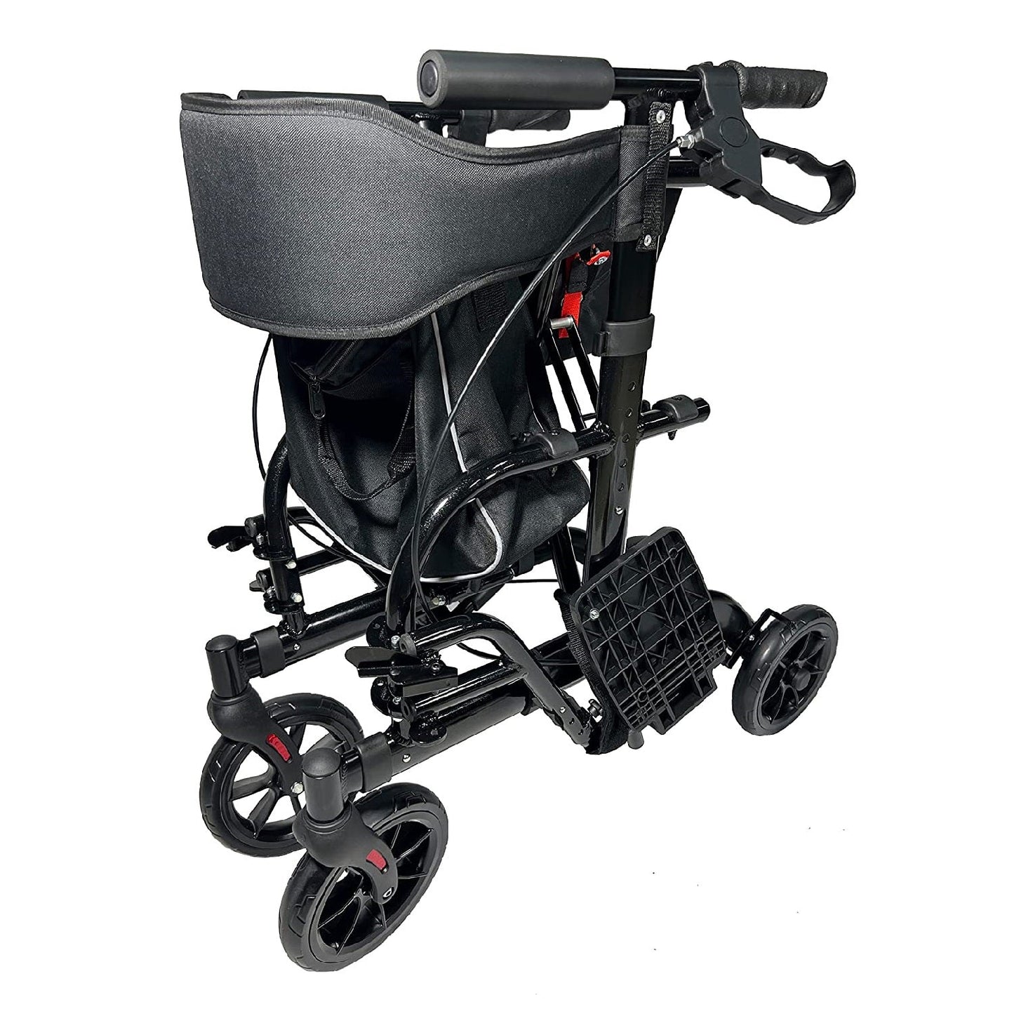 Rollator Walker and Transport Wheelchair