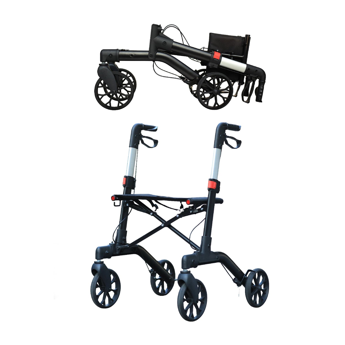 Double-Fold Rollator Walker