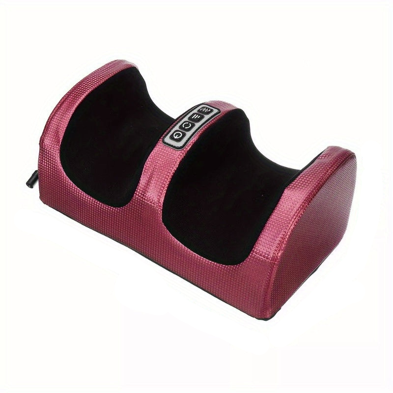 Relax your feet and calves with this heated electric massager. Deep kneading and acupoint therapy relieve pain, improve circulation, and reduce fatigue.