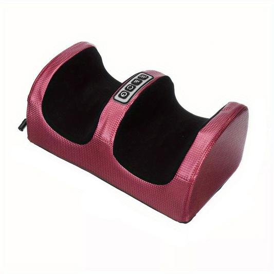 Relax your feet and calves with this heated electric massager. Deep kneading and acupoint therapy relieve pain, improve circulation, and reduce fatigue.