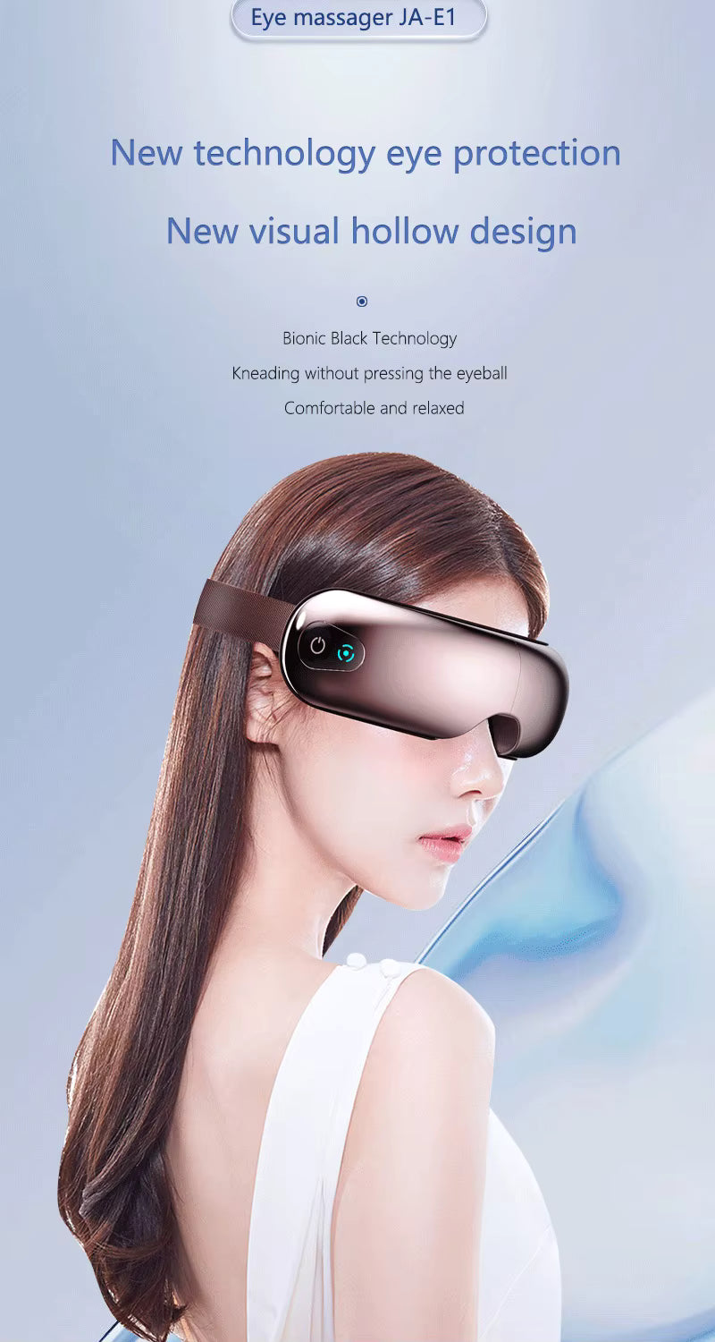 Smart Eye Massager with Heat Compress, Air Pressure and Music