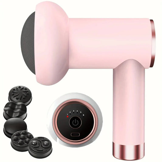 Wireless Handheld Body Massager with 5 Heads