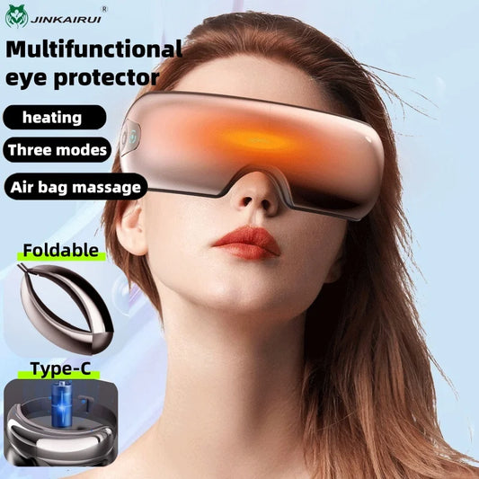 Smart Eye Massager with Heat Compress, Air Pressure and Music