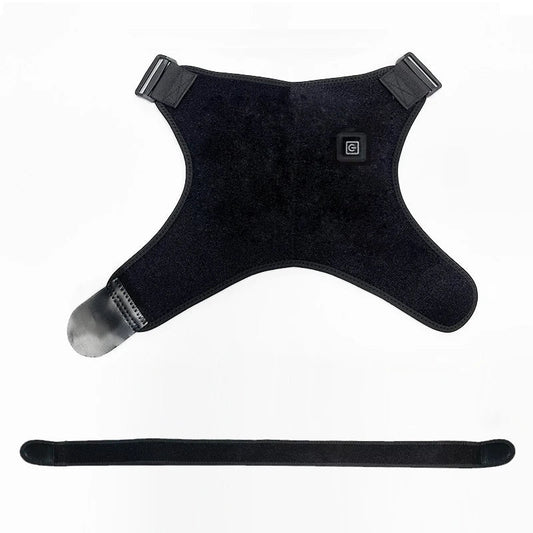 USB Electric Heating Shoulder Brace Massage Wrap-0